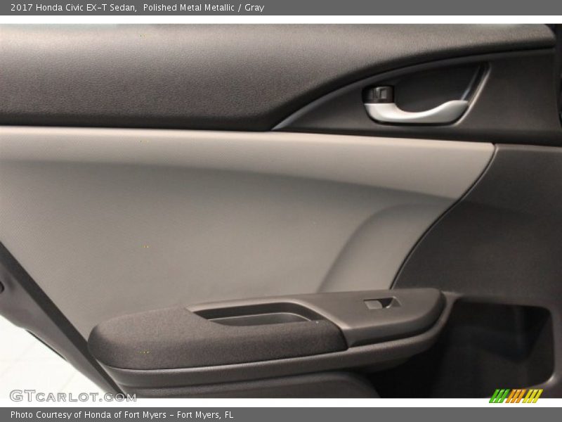 Polished Metal Metallic / Gray 2017 Honda Civic EX-T Sedan