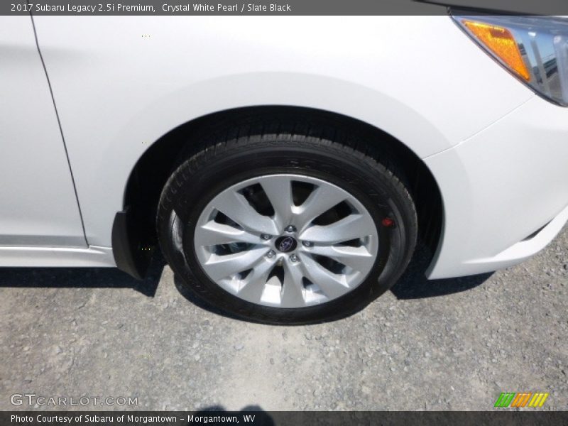 Crystal White Pearl / Slate Black 2017 Subaru Legacy 2.5i Premium