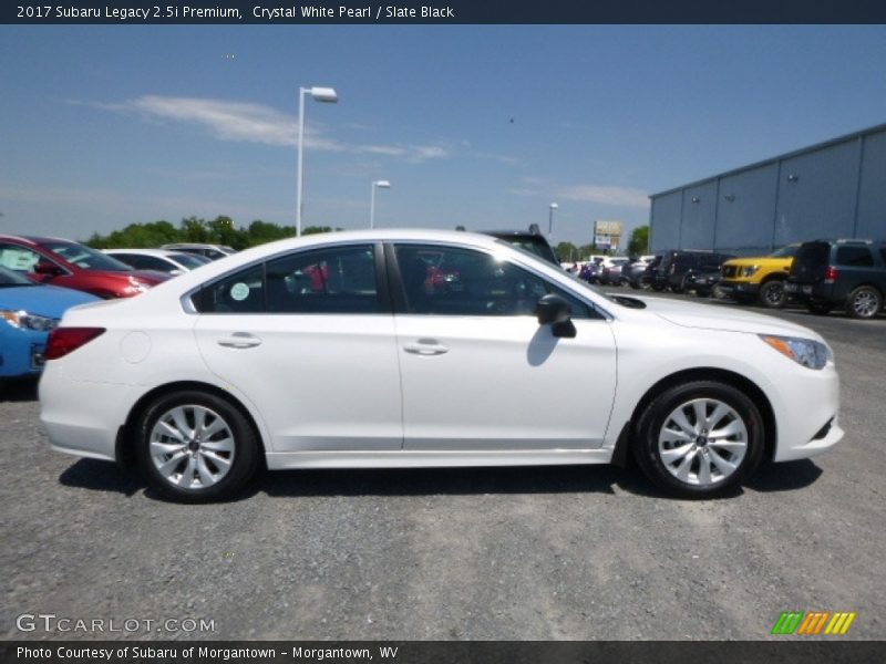 Crystal White Pearl / Slate Black 2017 Subaru Legacy 2.5i Premium