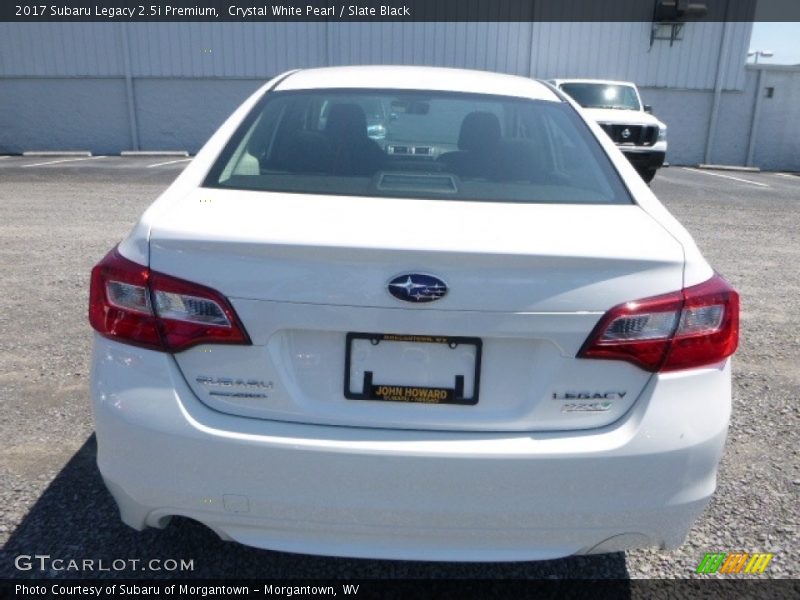 Crystal White Pearl / Slate Black 2017 Subaru Legacy 2.5i Premium