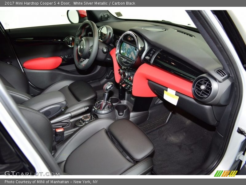 White Silver Metallic / Carbon Black 2017 Mini Hardtop Cooper S 4 Door