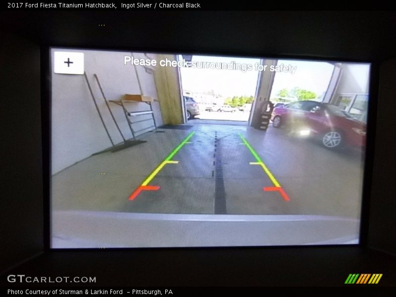Ingot Silver / Charcoal Black 2017 Ford Fiesta Titanium Hatchback