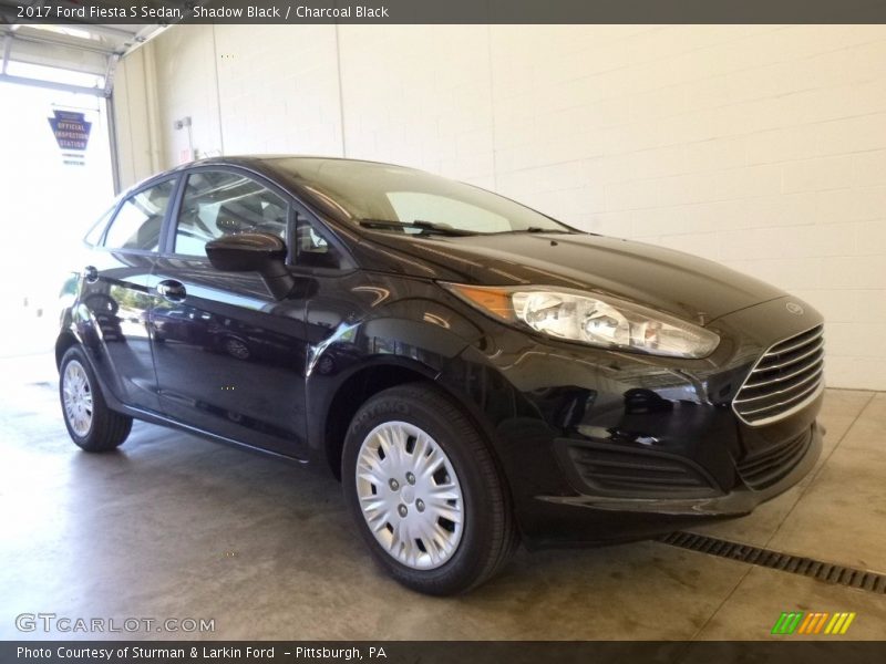 Shadow Black / Charcoal Black 2017 Ford Fiesta S Sedan