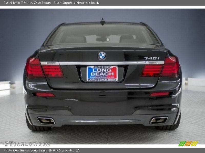 Black Sapphire Metallic / Black 2014 BMW 7 Series 740i Sedan