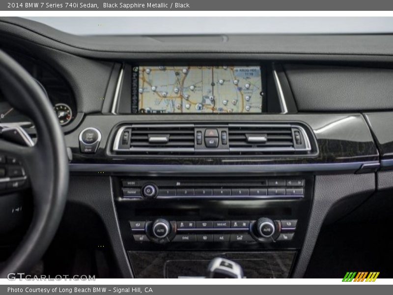 Black Sapphire Metallic / Black 2014 BMW 7 Series 740i Sedan