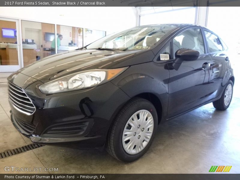Shadow Black / Charcoal Black 2017 Ford Fiesta S Sedan