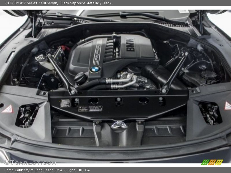 Black Sapphire Metallic / Black 2014 BMW 7 Series 740i Sedan