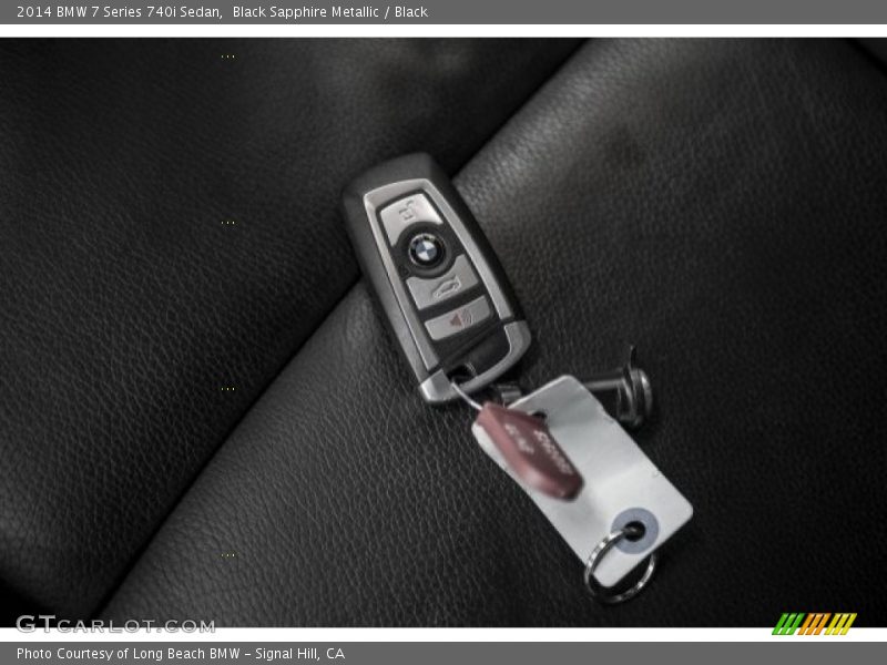 Black Sapphire Metallic / Black 2014 BMW 7 Series 740i Sedan