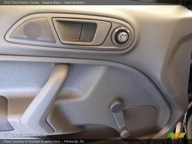 Shadow Black / Charcoal Black 2017 Ford Fiesta S Sedan
