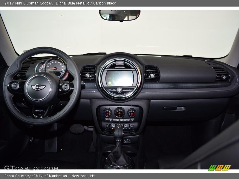 Digital Blue Metallic / Carbon Black 2017 Mini Clubman Cooper