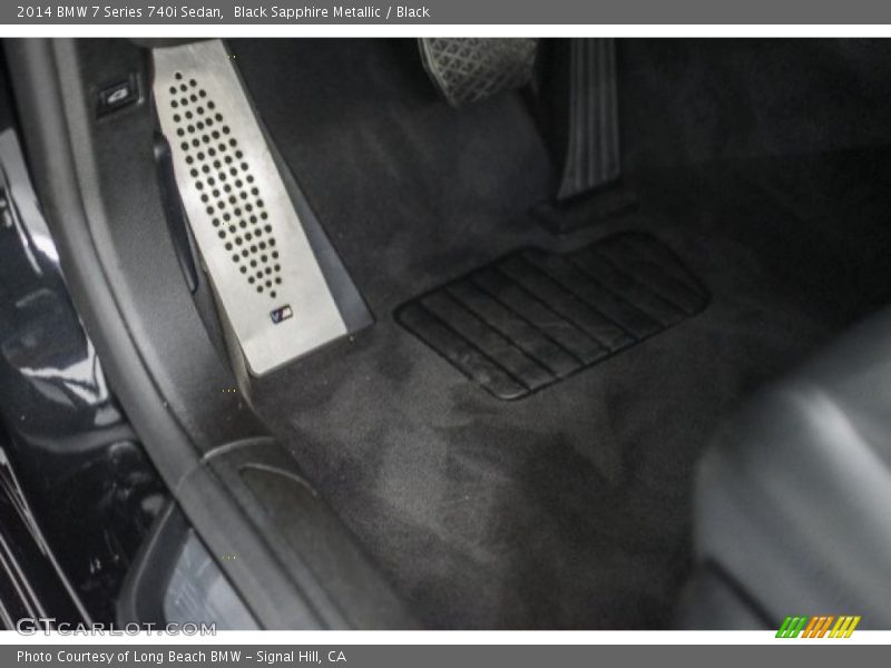 Black Sapphire Metallic / Black 2014 BMW 7 Series 740i Sedan