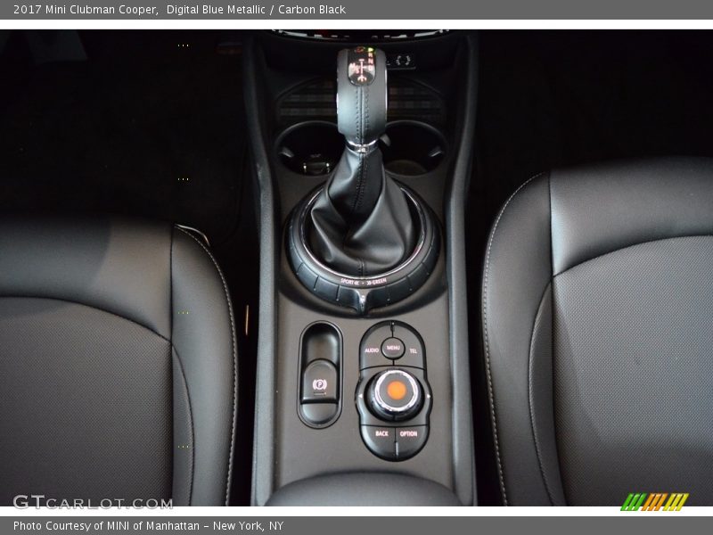 Digital Blue Metallic / Carbon Black 2017 Mini Clubman Cooper