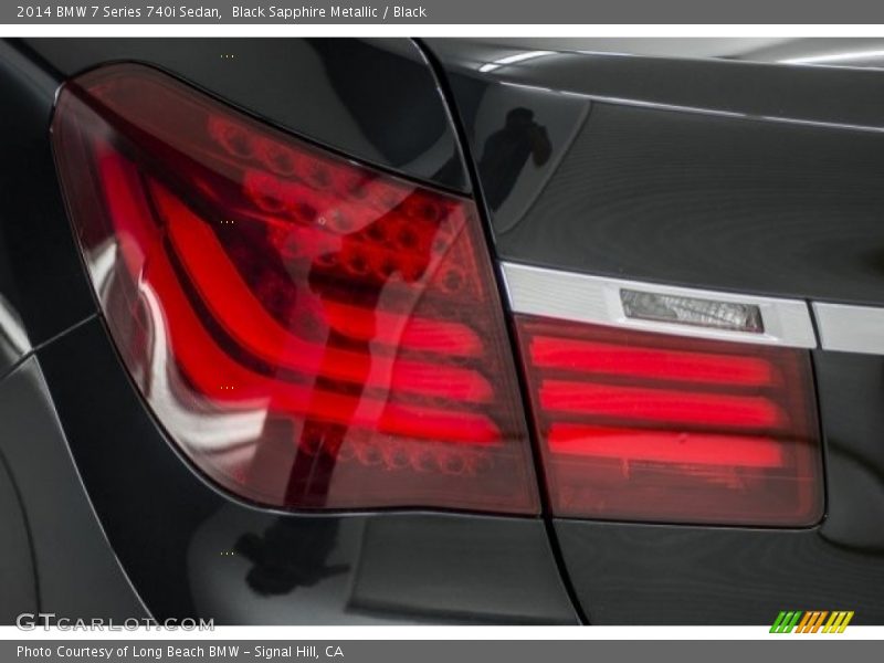 Black Sapphire Metallic / Black 2014 BMW 7 Series 740i Sedan