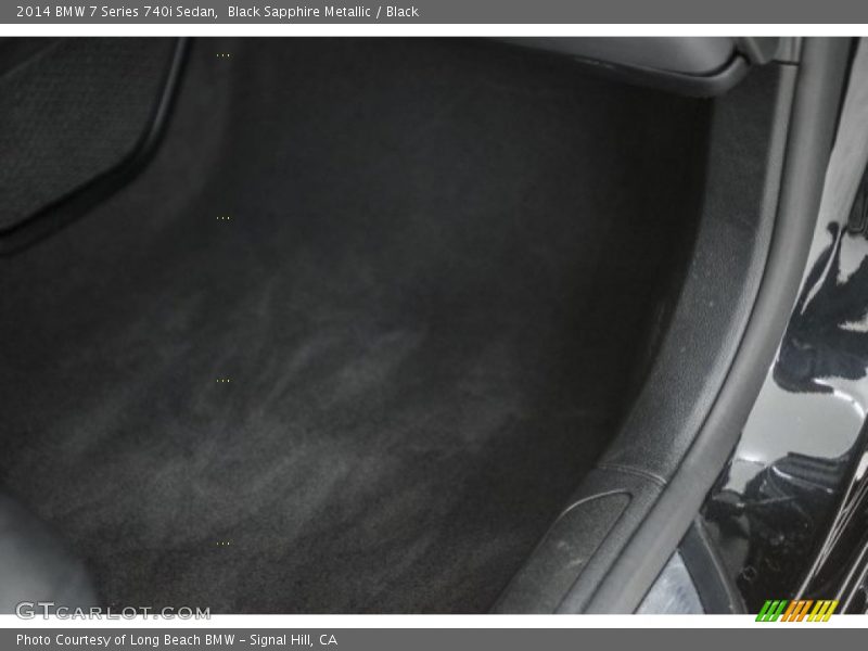 Black Sapphire Metallic / Black 2014 BMW 7 Series 740i Sedan