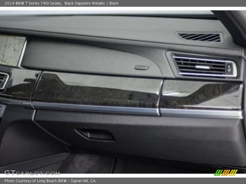 Black Sapphire Metallic / Black 2014 BMW 7 Series 740i Sedan
