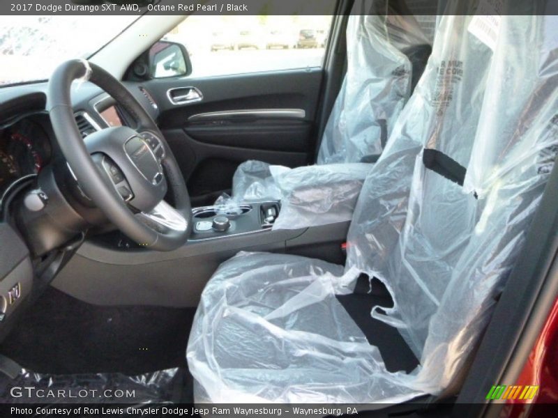 Octane Red Pearl / Black 2017 Dodge Durango SXT AWD