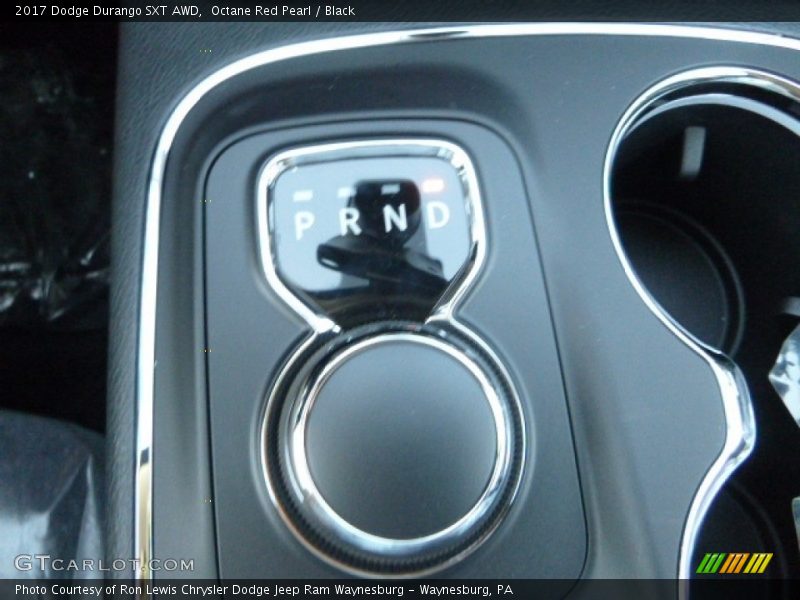 Octane Red Pearl / Black 2017 Dodge Durango SXT AWD