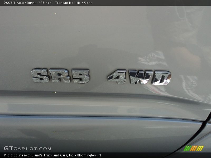 Titanium Metallic / Stone 2003 Toyota 4Runner SR5 4x4