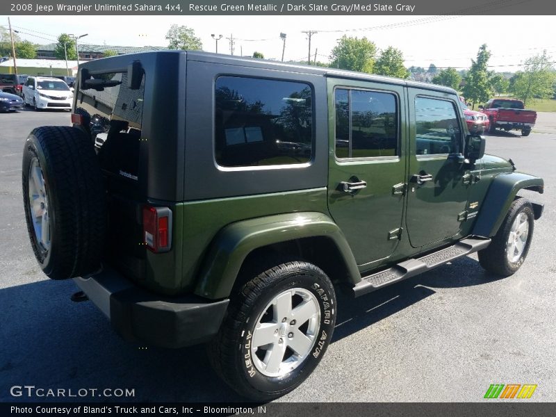 Rescue Green Metallic / Dark Slate Gray/Med Slate Gray 2008 Jeep Wrangler Unlimited Sahara 4x4