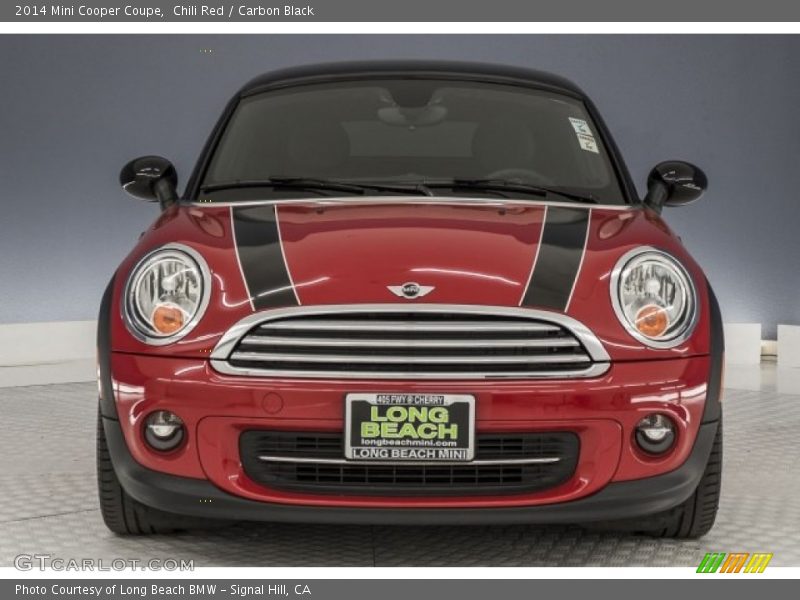 Chili Red / Carbon Black 2014 Mini Cooper Coupe