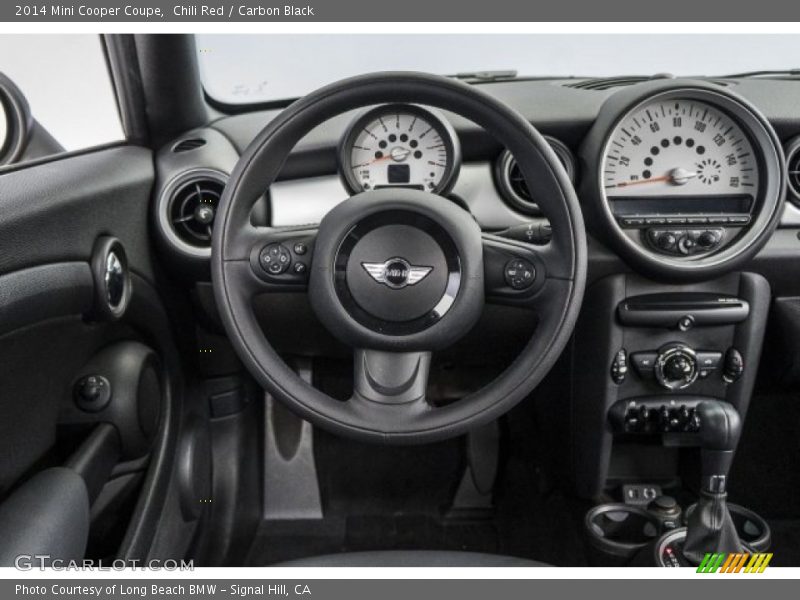 Chili Red / Carbon Black 2014 Mini Cooper Coupe