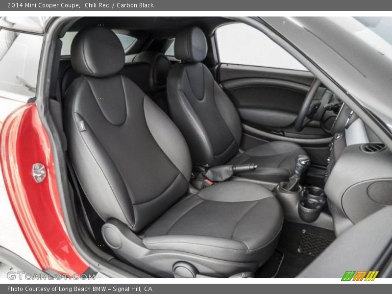 Chili Red / Carbon Black 2014 Mini Cooper Coupe