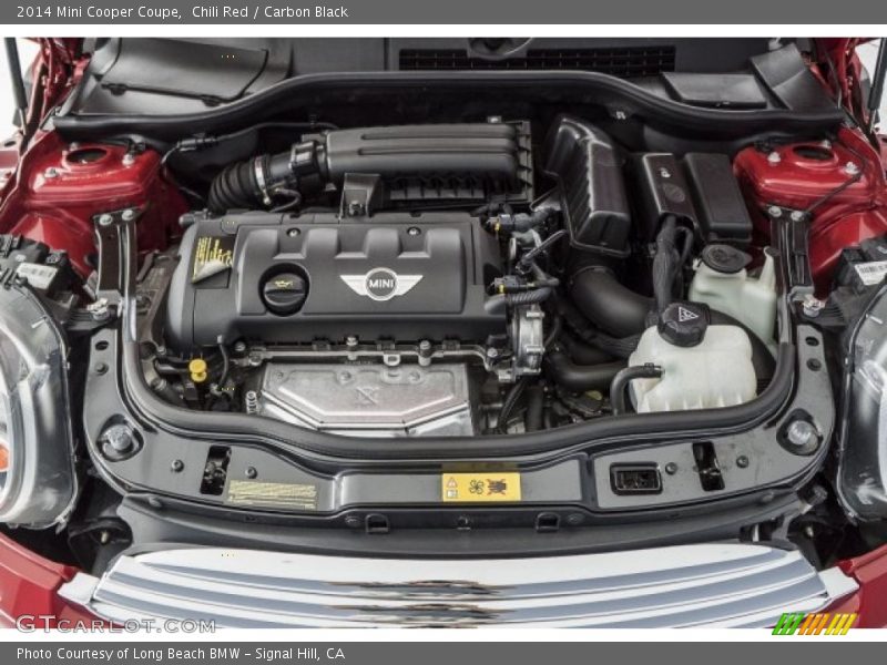 Chili Red / Carbon Black 2014 Mini Cooper Coupe