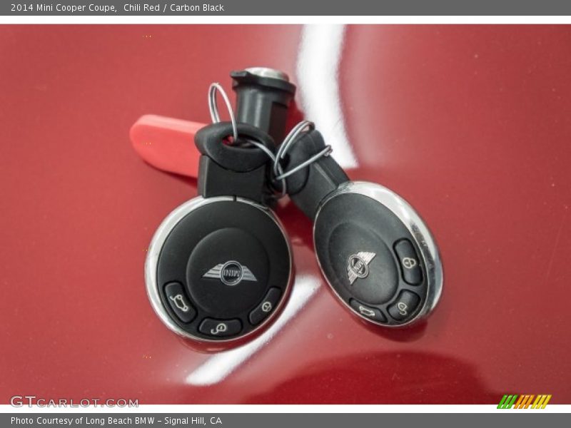 Chili Red / Carbon Black 2014 Mini Cooper Coupe