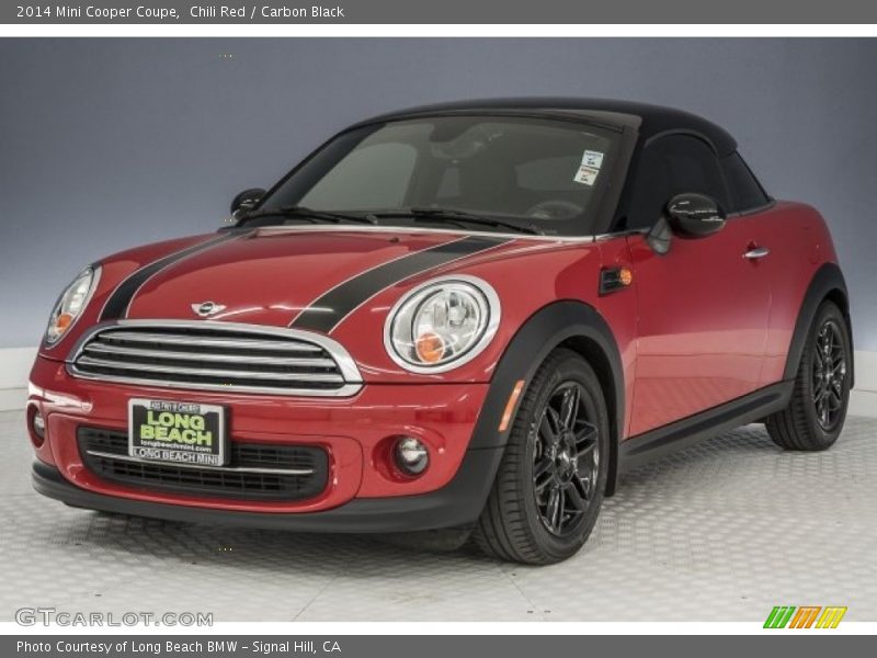Chili Red / Carbon Black 2014 Mini Cooper Coupe