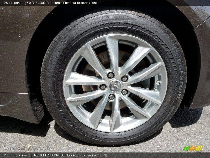 Chestnut Bronze / Wheat 2014 Infiniti Q 50 3.7 AWD Premium