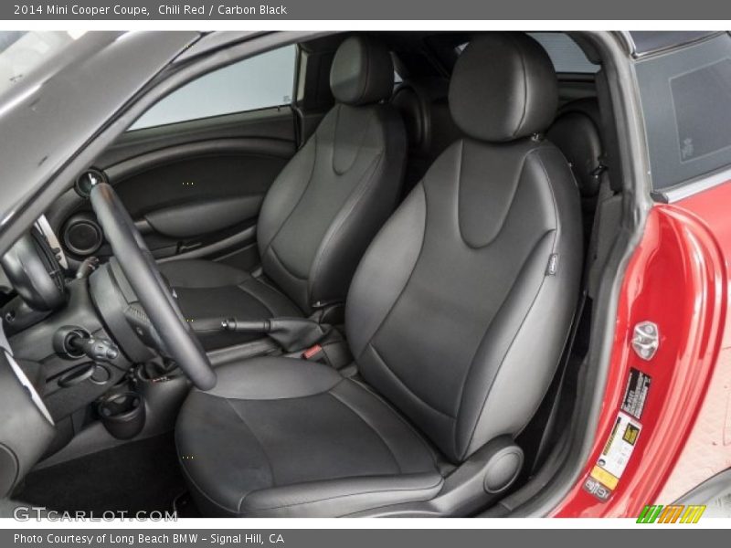 Chili Red / Carbon Black 2014 Mini Cooper Coupe