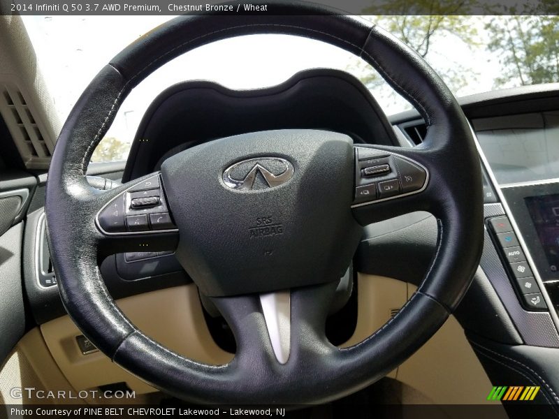 Chestnut Bronze / Wheat 2014 Infiniti Q 50 3.7 AWD Premium