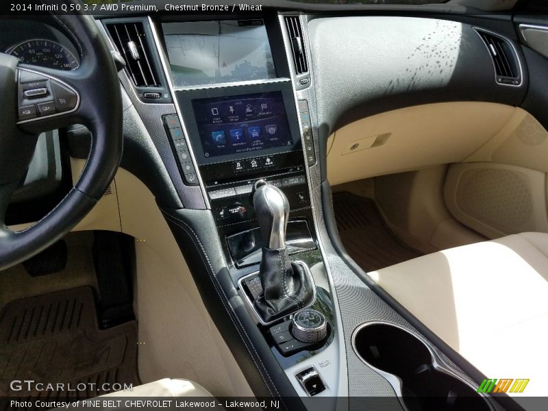 Chestnut Bronze / Wheat 2014 Infiniti Q 50 3.7 AWD Premium