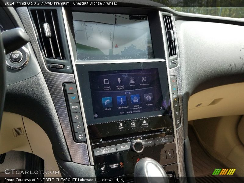 Chestnut Bronze / Wheat 2014 Infiniti Q 50 3.7 AWD Premium