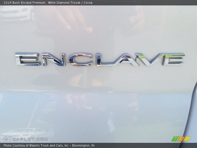 White Diamond Tricoat / Cocoa 2014 Buick Enclave Premium
