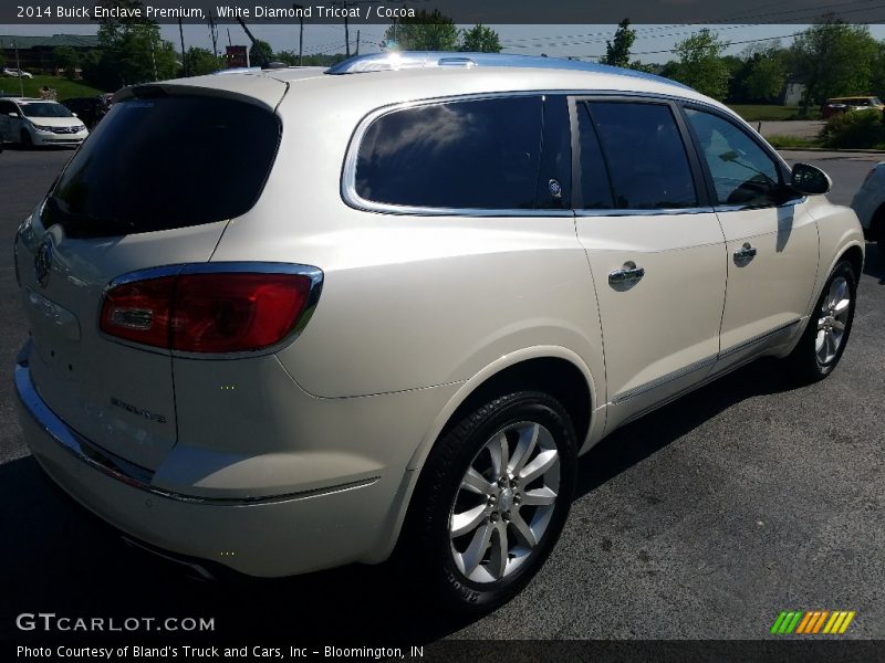 White Diamond Tricoat / Cocoa 2014 Buick Enclave Premium