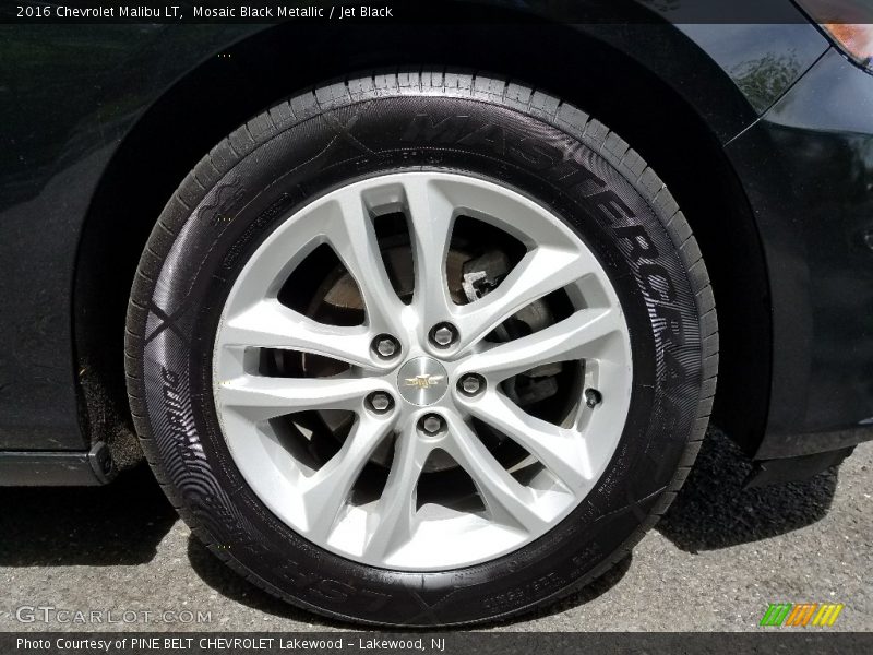 Mosaic Black Metallic / Jet Black 2016 Chevrolet Malibu LT