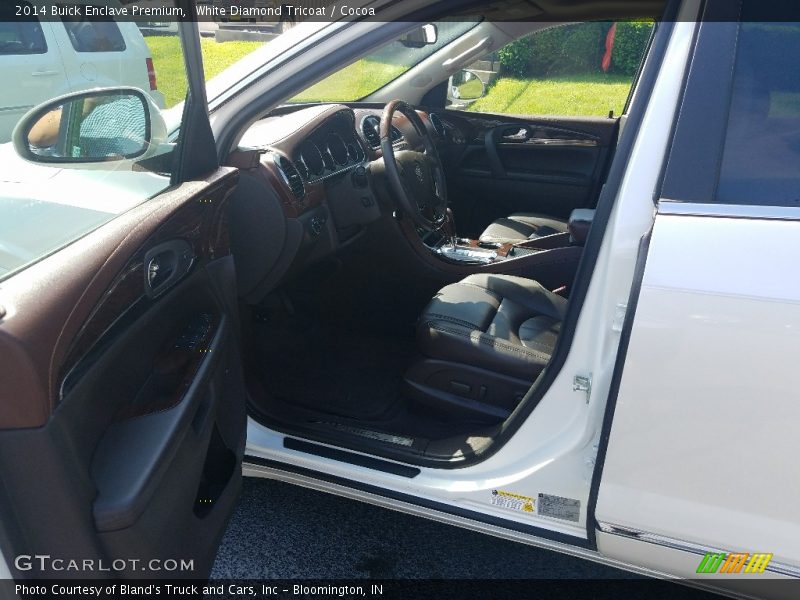 White Diamond Tricoat / Cocoa 2014 Buick Enclave Premium