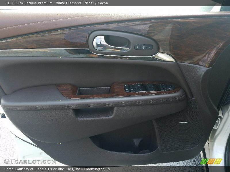White Diamond Tricoat / Cocoa 2014 Buick Enclave Premium