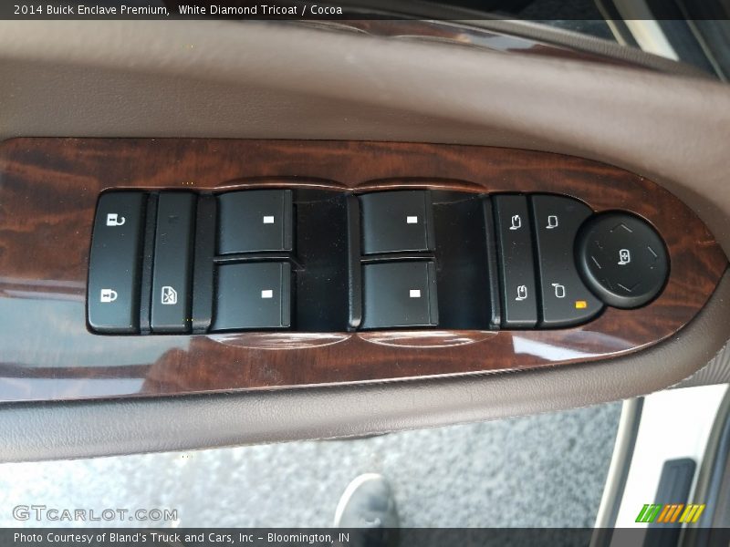 White Diamond Tricoat / Cocoa 2014 Buick Enclave Premium