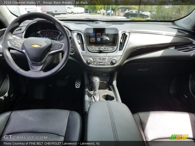 Mosaic Black Metallic / Jet Black 2016 Chevrolet Malibu LT