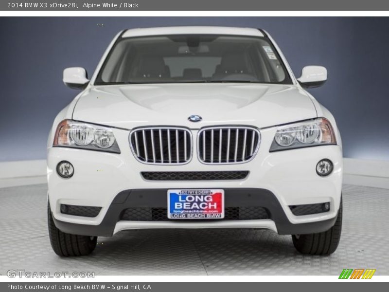 Alpine White / Black 2014 BMW X3 xDrive28i