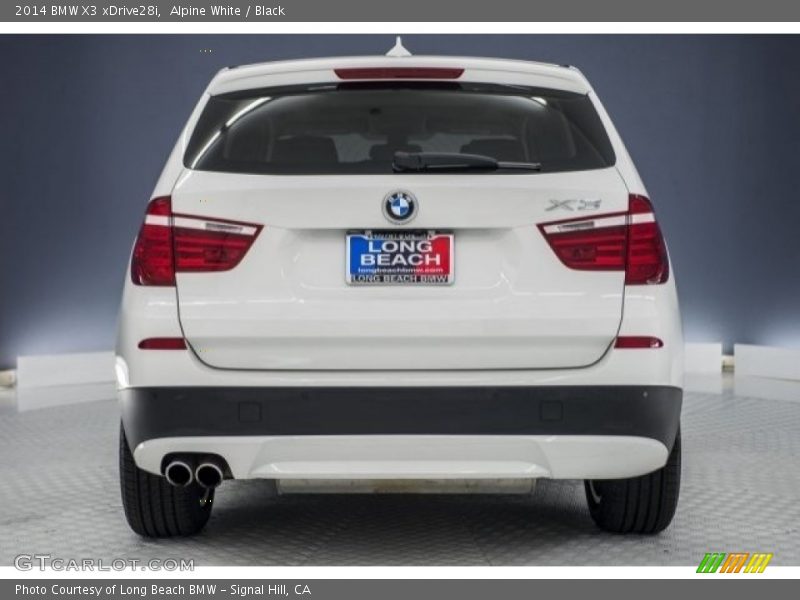 Alpine White / Black 2014 BMW X3 xDrive28i