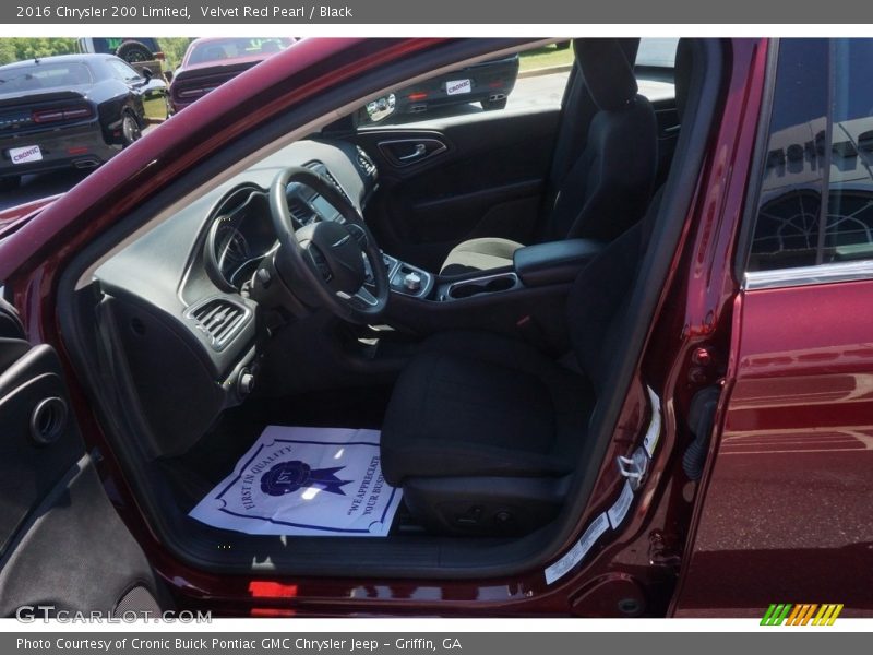 Velvet Red Pearl / Black 2016 Chrysler 200 Limited