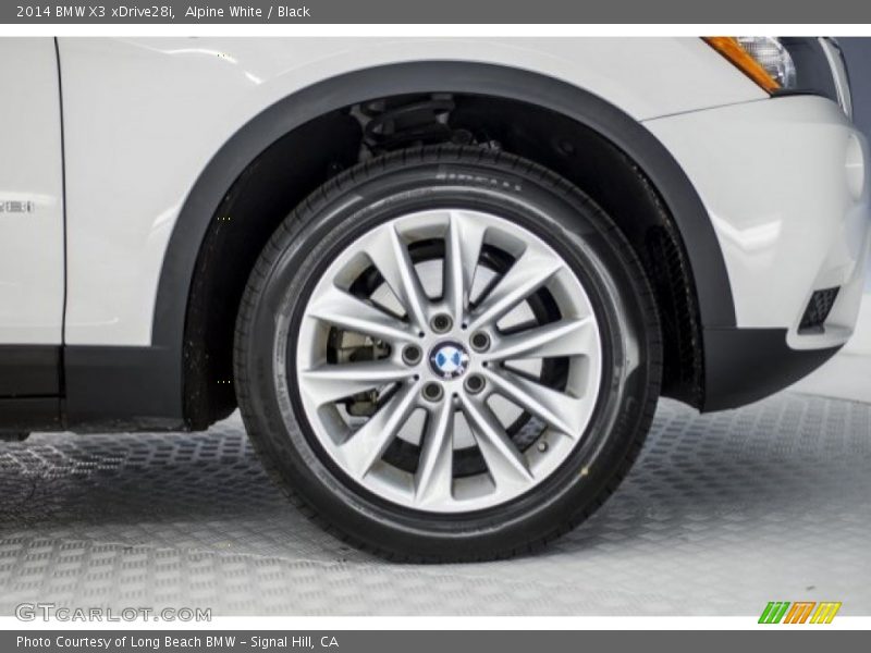 Alpine White / Black 2014 BMW X3 xDrive28i