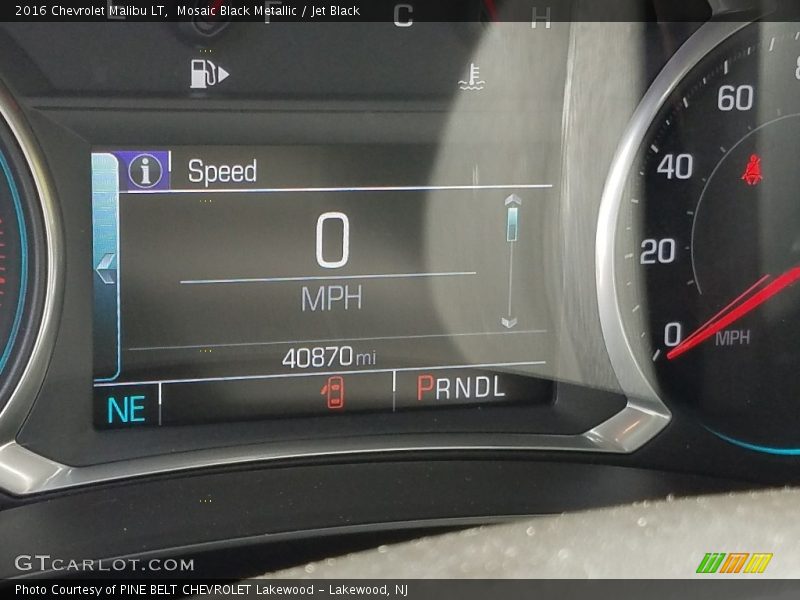 Mosaic Black Metallic / Jet Black 2016 Chevrolet Malibu LT