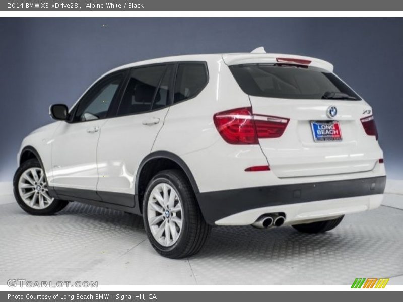 Alpine White / Black 2014 BMW X3 xDrive28i