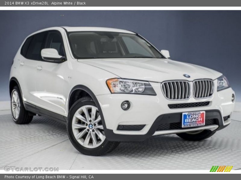 Alpine White / Black 2014 BMW X3 xDrive28i