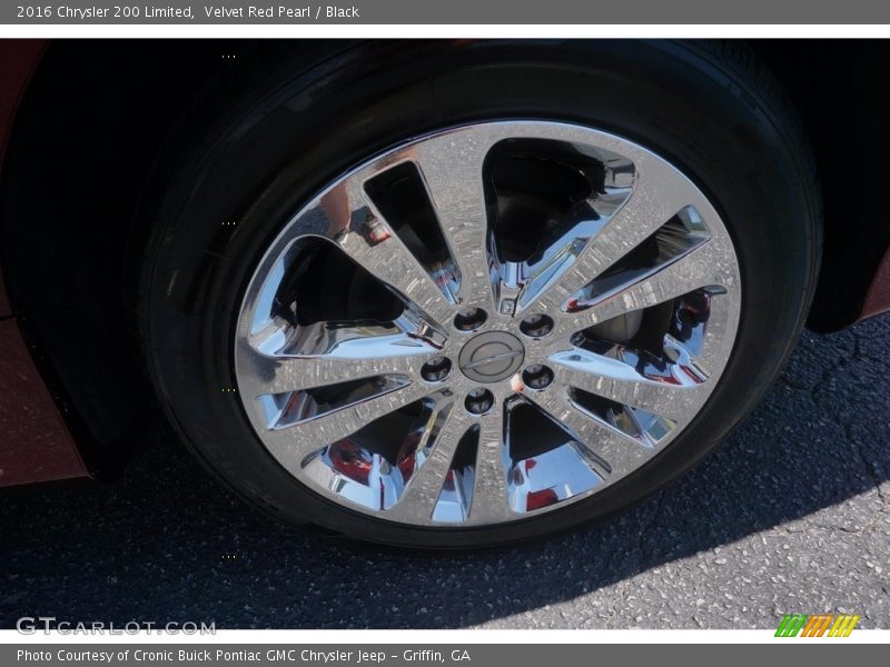 Velvet Red Pearl / Black 2016 Chrysler 200 Limited