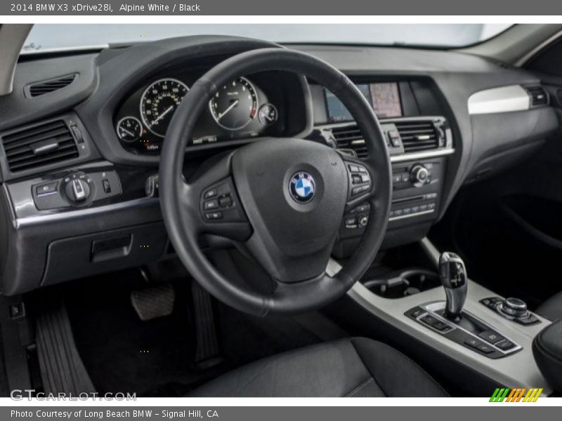 Alpine White / Black 2014 BMW X3 xDrive28i